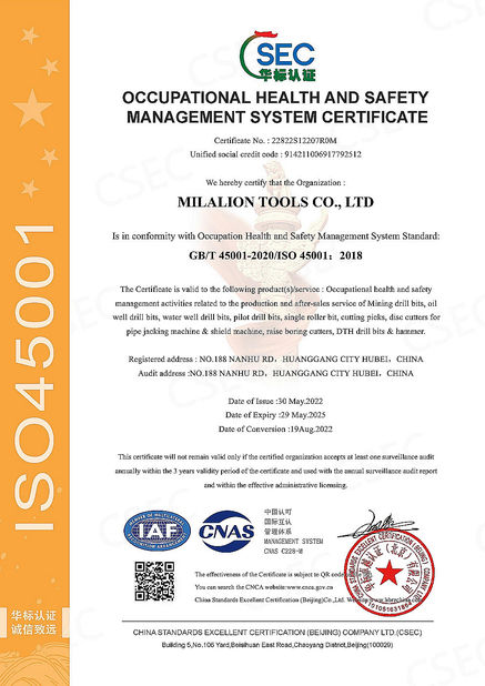 Certificación ISO 45001